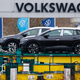 Various electric cars of the Volkswagen group at the company’s Zwickau plant on January 27, 2022 in Zwickau, Germany. Volkswagen is launching mass production of the ID.5. The car is the latest model in the ID electric car series lineup that includes the ID.3 and ID.4. (Photo by Jens Schlueter/Getty Images)